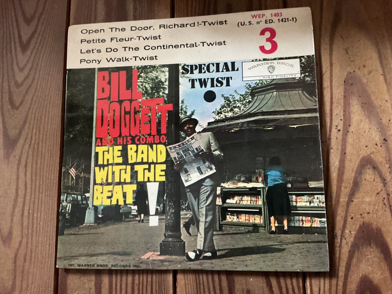 EP Bill Doggett & Combo - open the door, Richard!, Ophalen of Verzenden, Gebruikt, EP