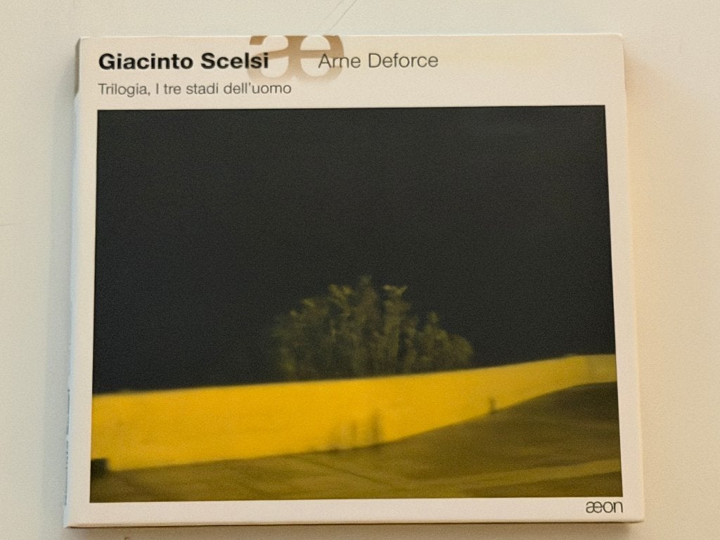 Giacinto Scelsi - Trilogia, I Tre Stadi Dell’uomo, Enlèvement ou Envoi, Utilisé