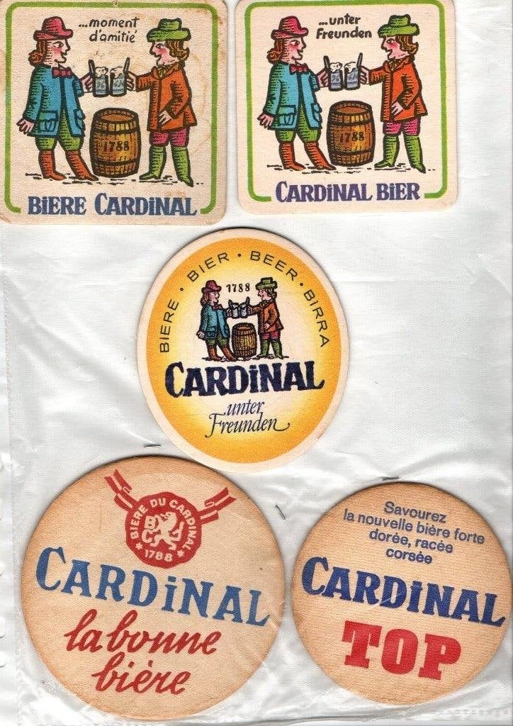 OUDE CARDINAL BIERVILTJES, Verzenden, Nieuw, Viltje(s)