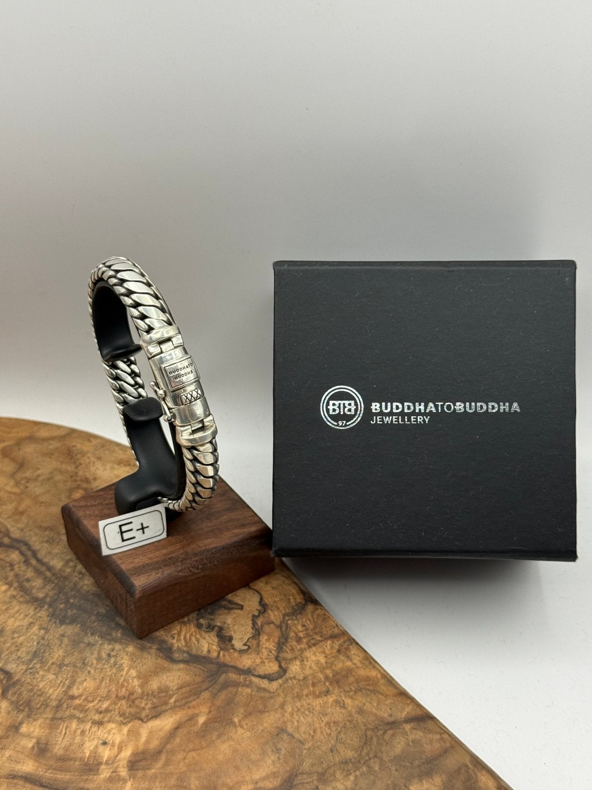 Bouddha « BEN » à Bouddha 21 cm • Taille : E+ « POLISHED », Bijoux, Sacs & Beauté, Bracelets, Enlèvement ou Envoi, Comme neuf