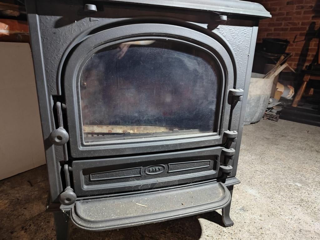 kachel saey, Ophalen, Zo goed als nieuw, Vrijstaand, Hout