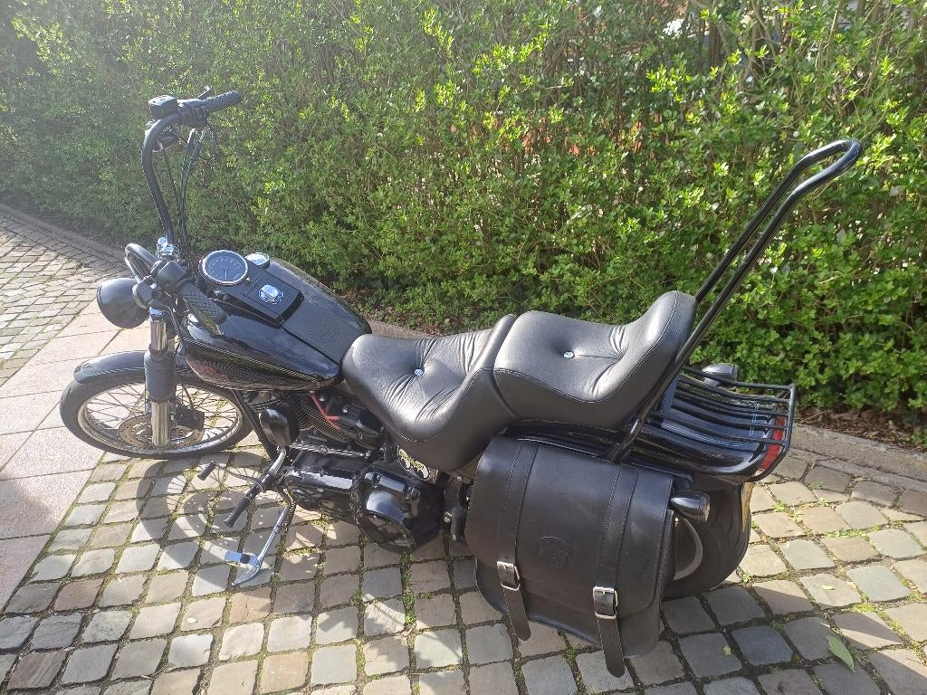 Harley-Davidson Softail Custom FXSTC "blacked out", Motoren, 2 cilinders, 1600 cc, Gebruikt, Particulier