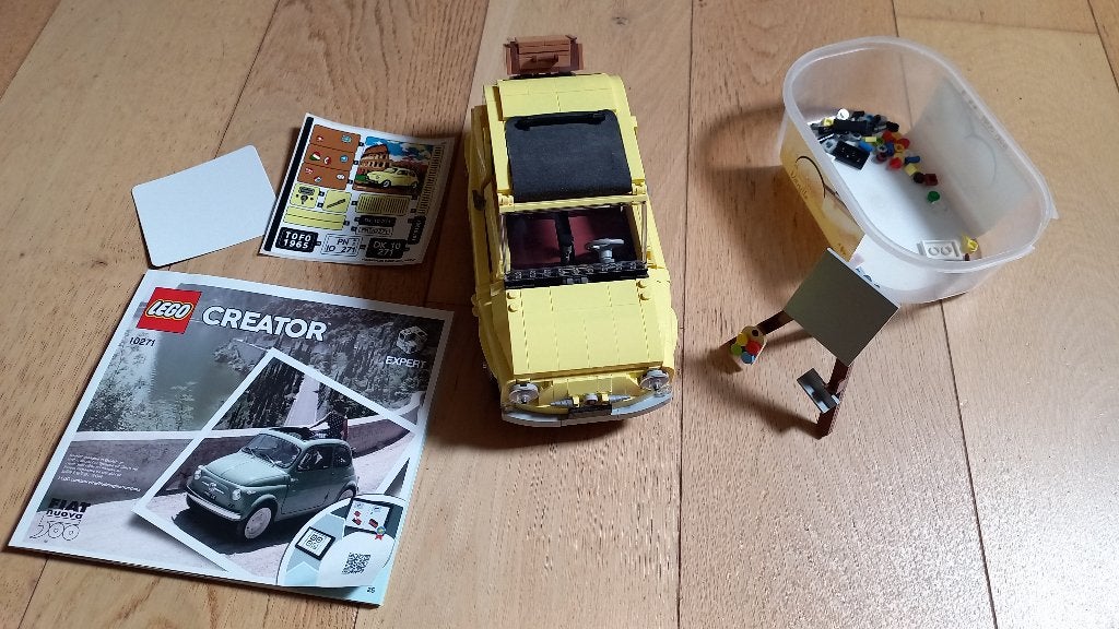 Fiat 500 Lego Creator 10271, Enfants & Bébés, Lego, Ensemble complet, Comme neuf, Enlèvement