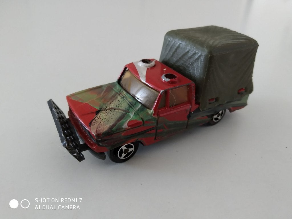 Majorette Pick Up Dodge Safari 1/80 70's., Enlèvement ou Envoi, Utilisé, Voiture