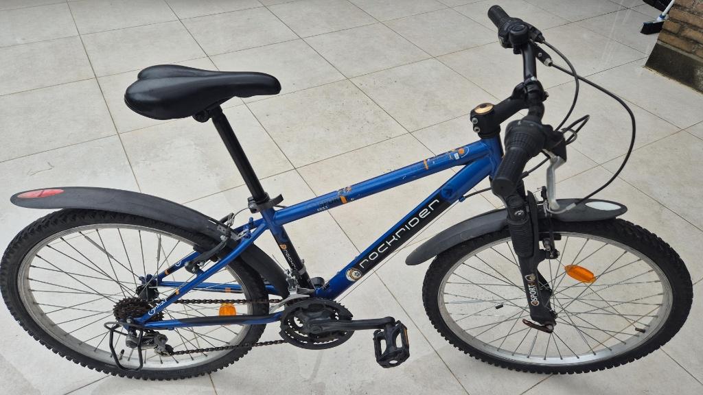 Fiets “Rockrider“ 24 inch voor 6-12 jaar voor groei 1.m 20 >, Fietsen en Brommers, Minder dan 45 cm, Ophalen, Gebruikt, Overige merken