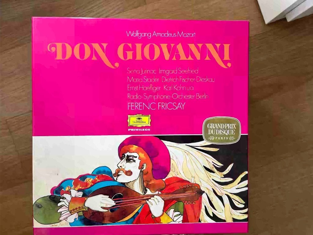 Mozart — Don Giovanni, Fricsay/Fischer-Dieskau/Seefried 3 LP, LP, Enlèvement ou Envoi, Mozart, Symphonie
