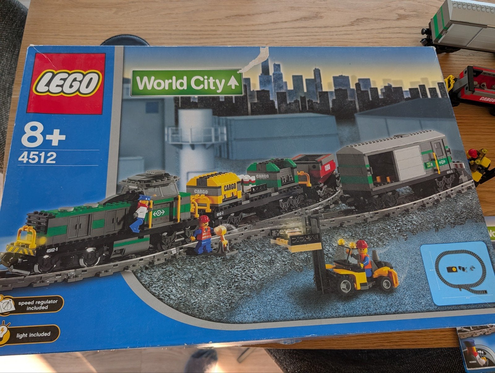 LEGO World City : Le train de marchandises (4512), Pièces supplémentaires incluses, City, Lego, Ensemble complet