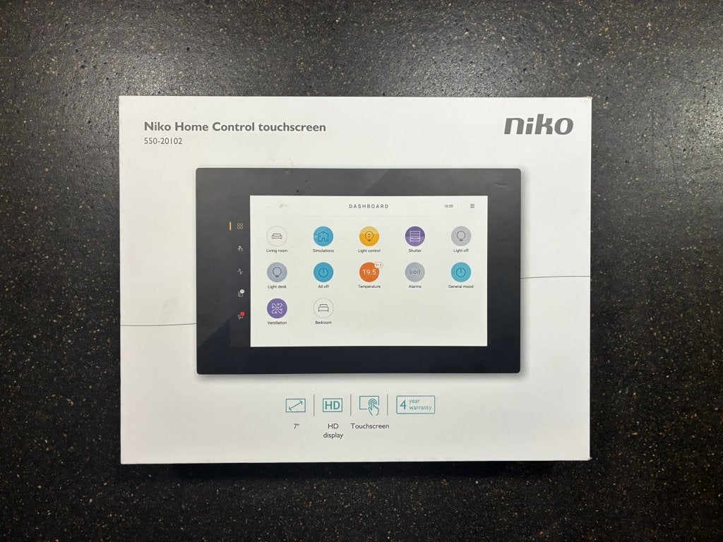 Niko Home Control Touchscreen, Bricolage & Construction, Électricité & Câbles, Enlèvement, Neuf, Autres marques, Autres types