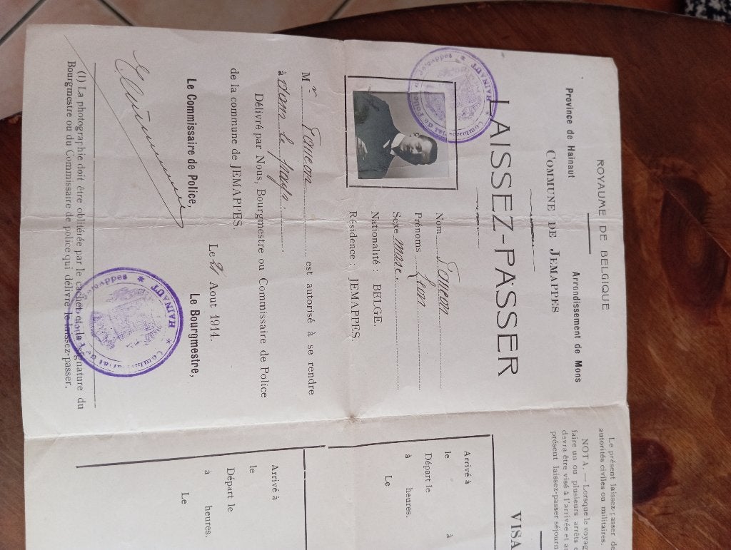 Document militaire 1ère guerre mondiale, Collections, Enlèvement ou Envoi, Armée de terre, Autres types