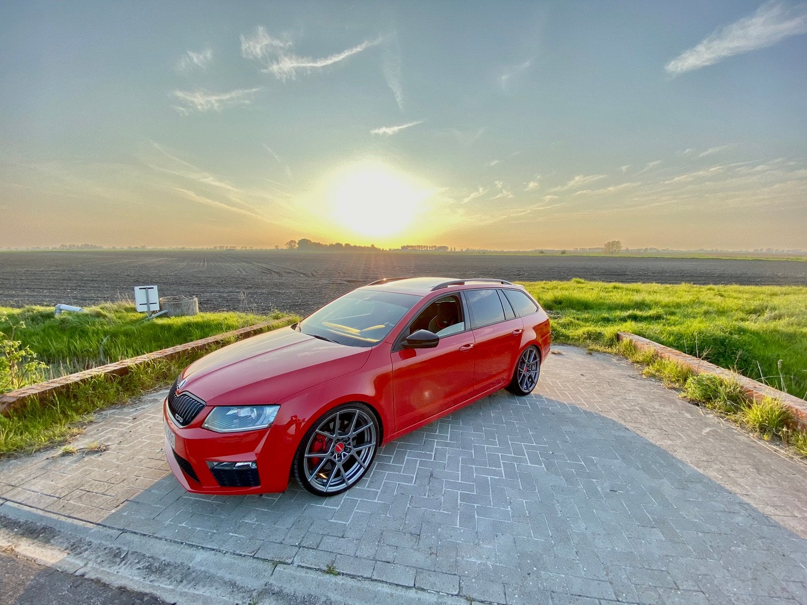Skoda octavia rs combi dsg 2017, Leder, Break, 5 deurs, Particulier