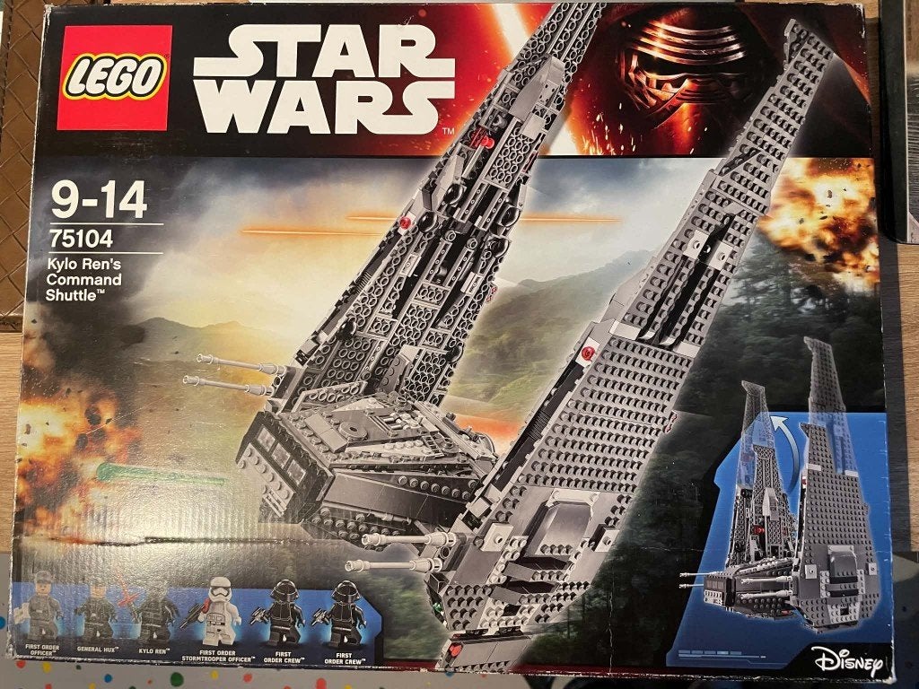 LEGO Star Wars - 75104 - Kylo Ten's Command Shuttle, Lego, Ensemble complet, Star Wars, Enlèvement ou Envoi