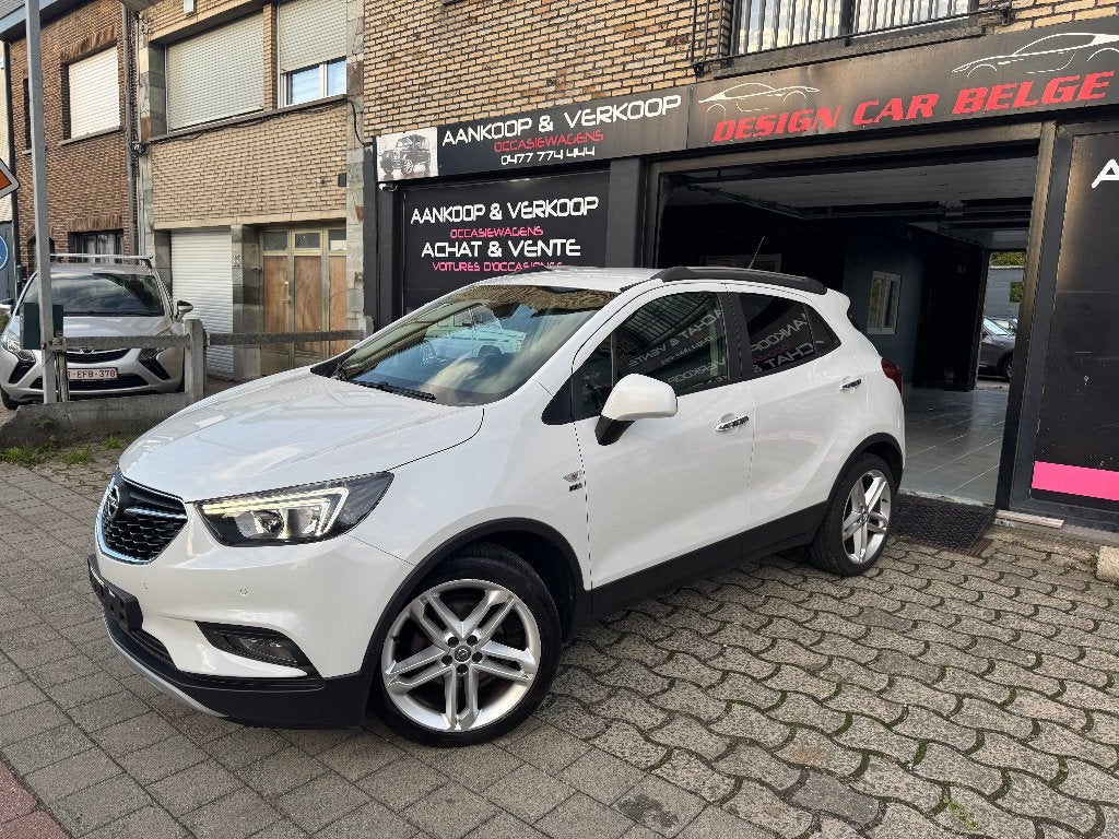 Opel Mokka X 1.4 Turbo 140 pk 120 Years Edition 1e hands, Auto's, MokkaX, Wit, Leder, Bedrijf