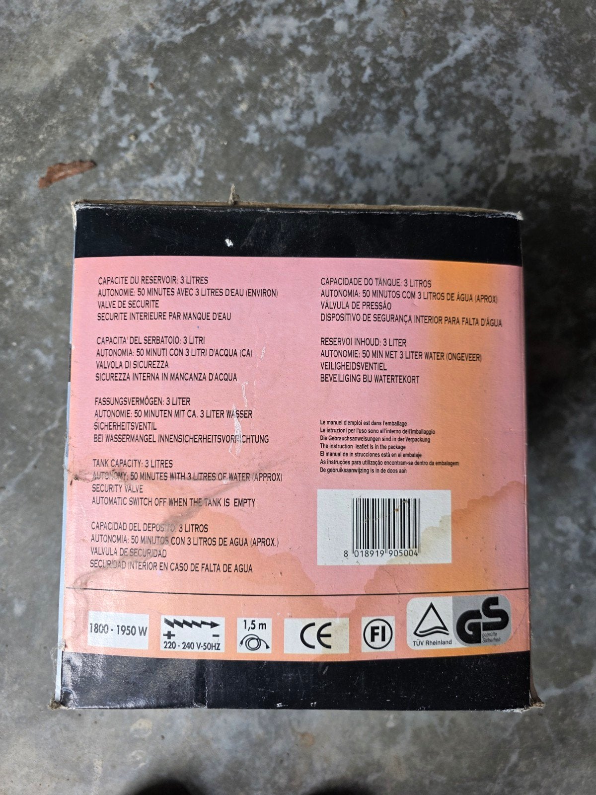 Behang stomer, Elektronische apparatuur, Stoomapparaten, Ophalen
