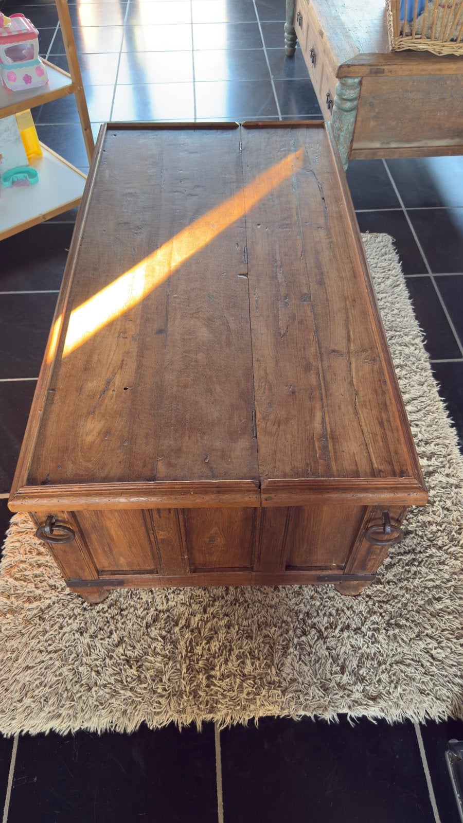 Eiken salontafel, Ophalen, 100 tot 150 cm, Eikenhout, Nieuw