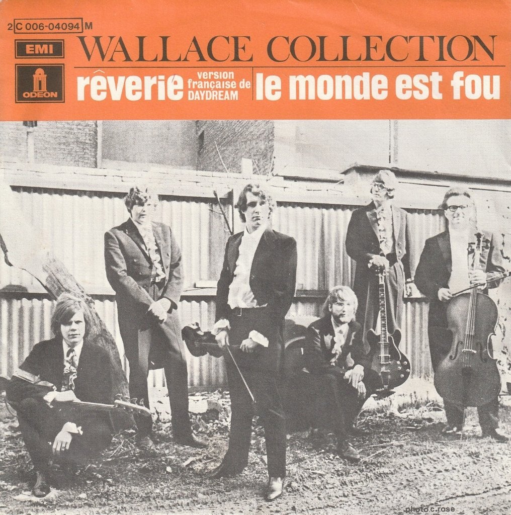 Wallace Collection - Rêverie / Le monde est fou, CD & DVD, Vinyles Singles, 7 inch, Comme neuf, Pressage original, Rock et Metal