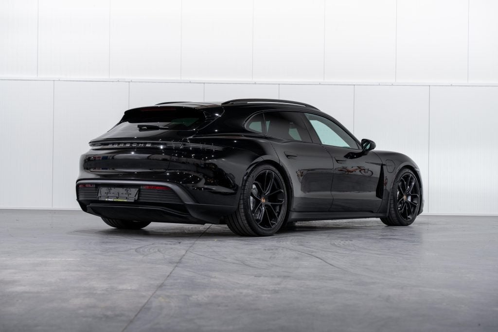 Porsche Taycan 4S MY24 Performance Battery + als nieuw, Auto's, Automaat, Dealer onderhouden, Zwart, Leder