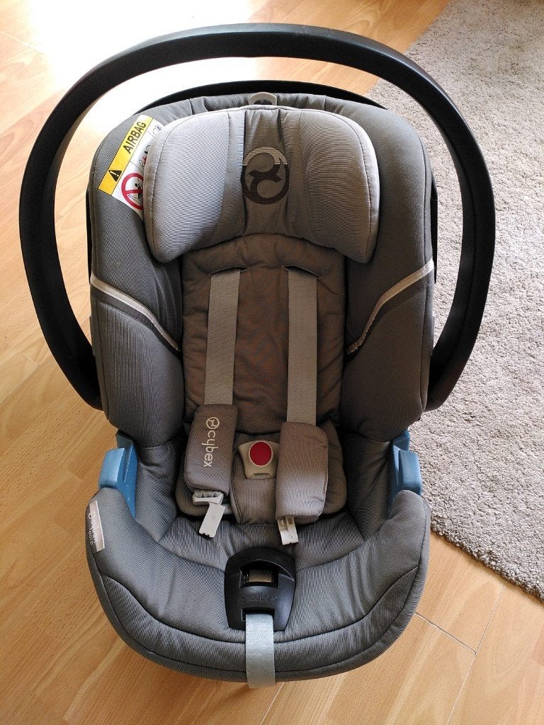 Cybex Aton 5 baby-autostoeltje in zeer goede staat, Autogordel of Isofix, Gebruikt, 0 t/m 13 kg, Ophalen