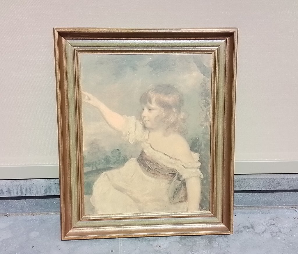 Schilderij (foto) in kader: Joshua Reynolds - Master Hare, Ophalen