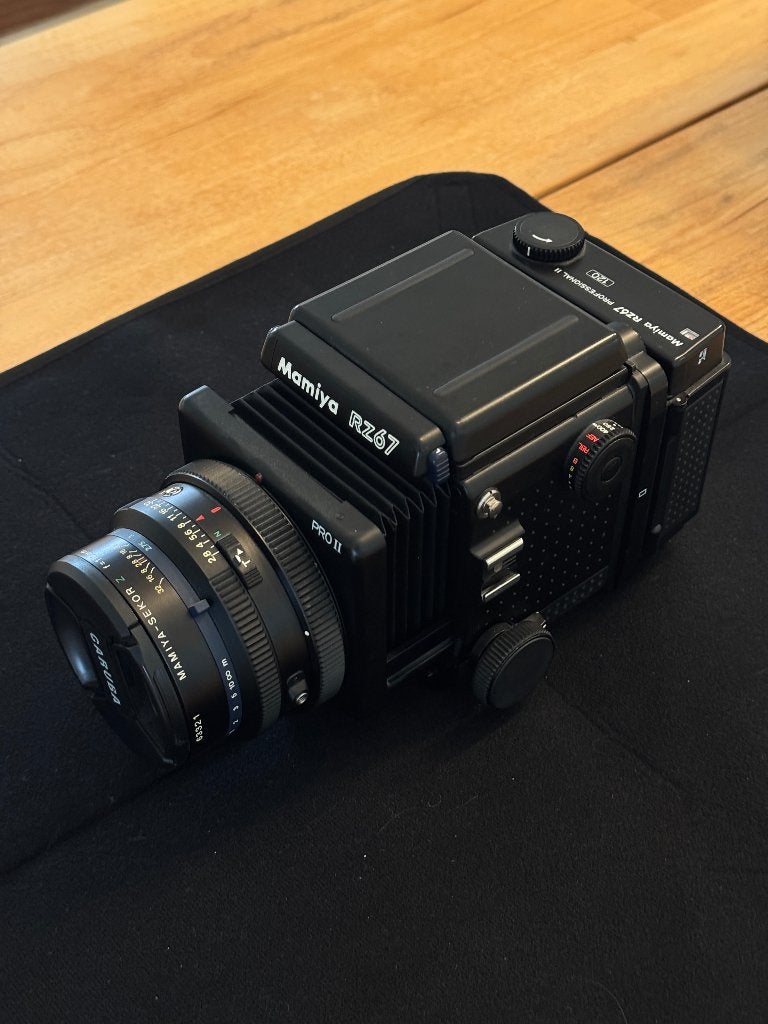 Mamiya RZ67 ii Pro + KIT, Audio, Tv en Foto, Fotocamera's Analoog, Spiegelreflex, Ophalen of Verzenden, Zo goed als nieuw, Overige Merken
