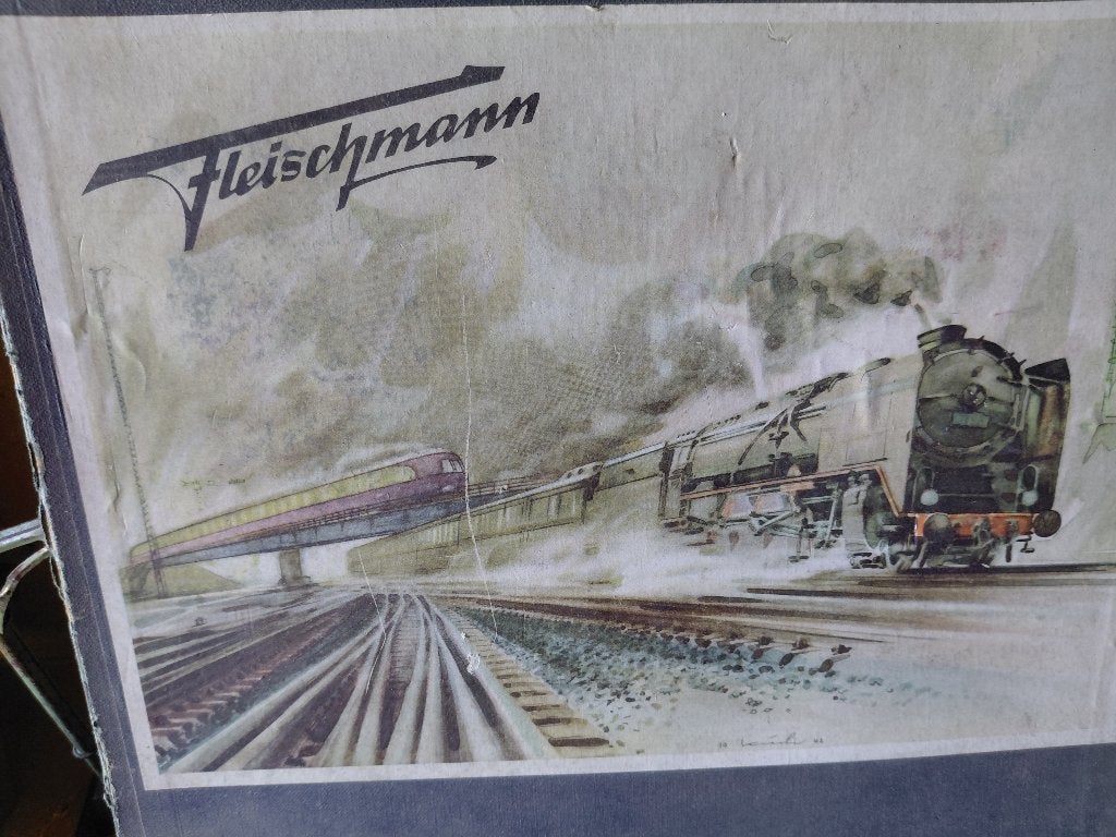 Train electrique annees 1950 echelle O, Hobby & Loisirs créatifs, Trains miniatures | HO, Enlèvement ou Envoi, Fleischmann, Rails