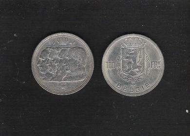 100 Francs en argent Type 4 Kings - 1948 VL, Enlèvement ou Envoi, Argent, Monnaie en vrac, Argent