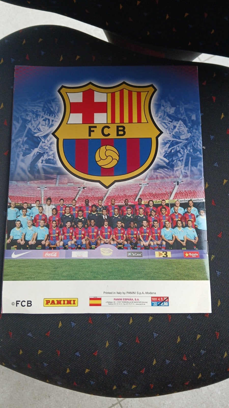 Het volledige album van Panini Coller Barcelona 2007-2008, Ophalen of Verzenden, Nieuw, Meerdere stickers