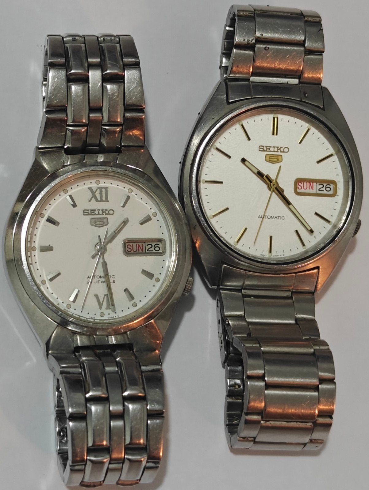 Seiko horlogeset, Handtassen en Accessoires, Horloges | Antiek, Ophalen of Verzenden, Staal, Seiko