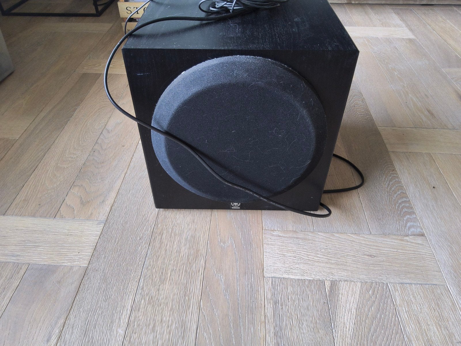 Yamaha subwoofer, Audio, Tv en Foto, Ophalen, Gebruikt, Inclusief kabels, Subwoofer
