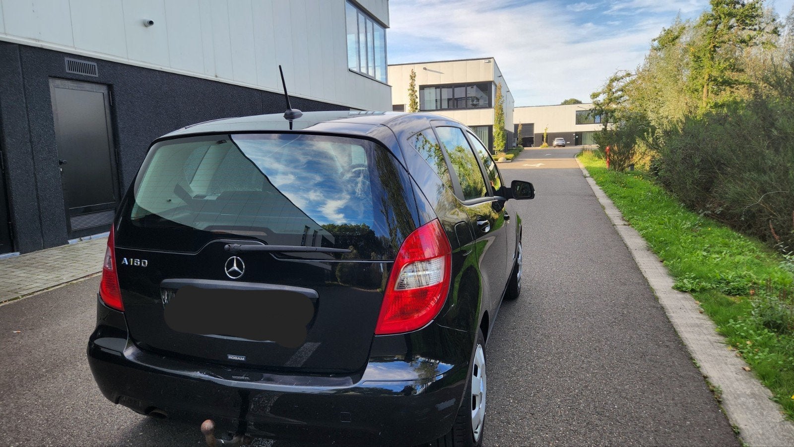BENZINE❤️EURO5❤️ MODEL 2012 ❤️MERCEDES A160 AIRCO GEKEURD❤️, Auto's, Voorwielaandrijving, Euro 5, Verwarmde buitenspiegels, Zwart