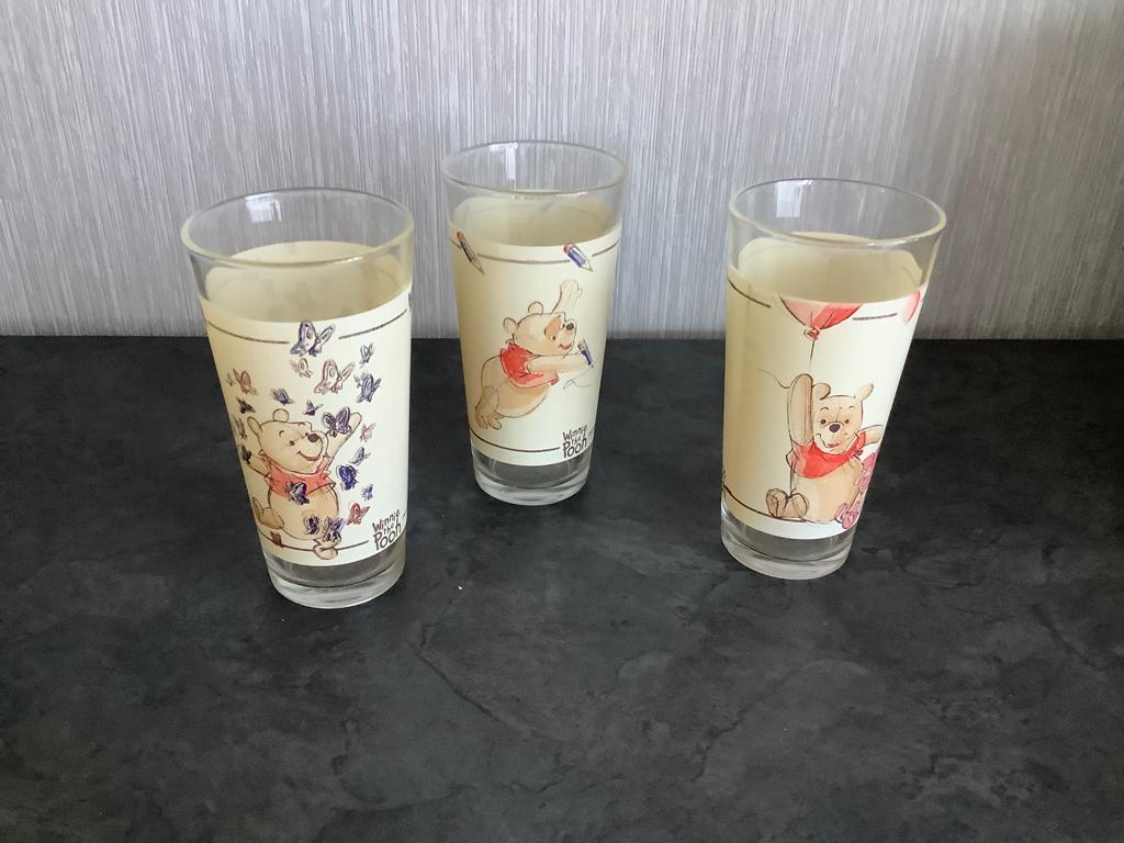 Verres à eau Disney Winnie l'ourson divers, Collections, Disney, Comme neuf, Service, Winnie l'Ourson ou amis, Enlèvement ou Envoi