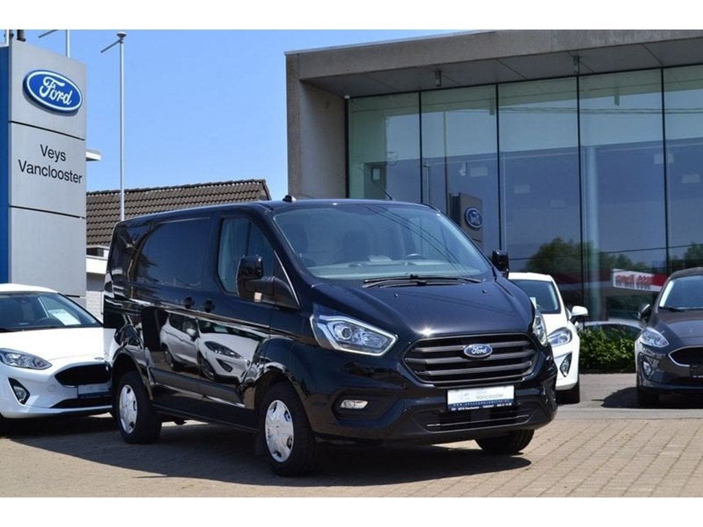 Ford Transit Custom Trend 280s - 17350 euro + btw, Auto's, Monovolume, Euro 6, Zwart, 97 kW