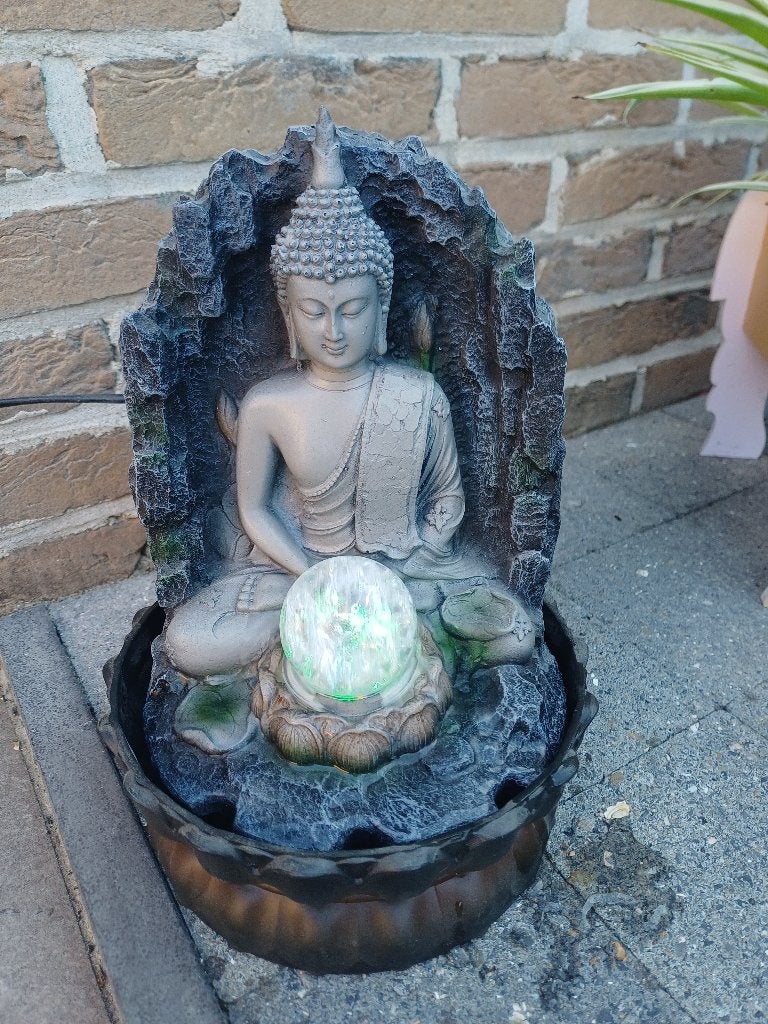 Boeddha tafelfontein, Tuin en Terras, Waterpartijen en Fonteinen, Ophalen, Fontein