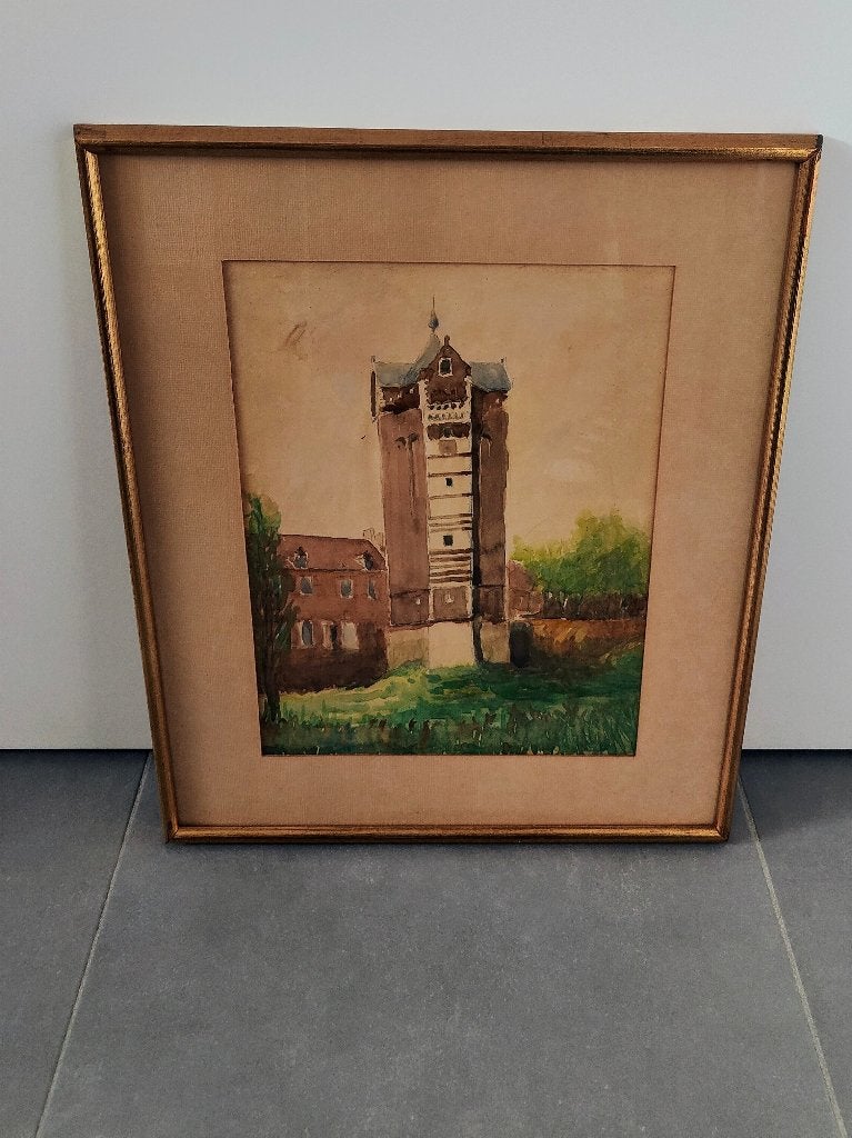 Schilderij De Toren Rotselaar, Ophalen