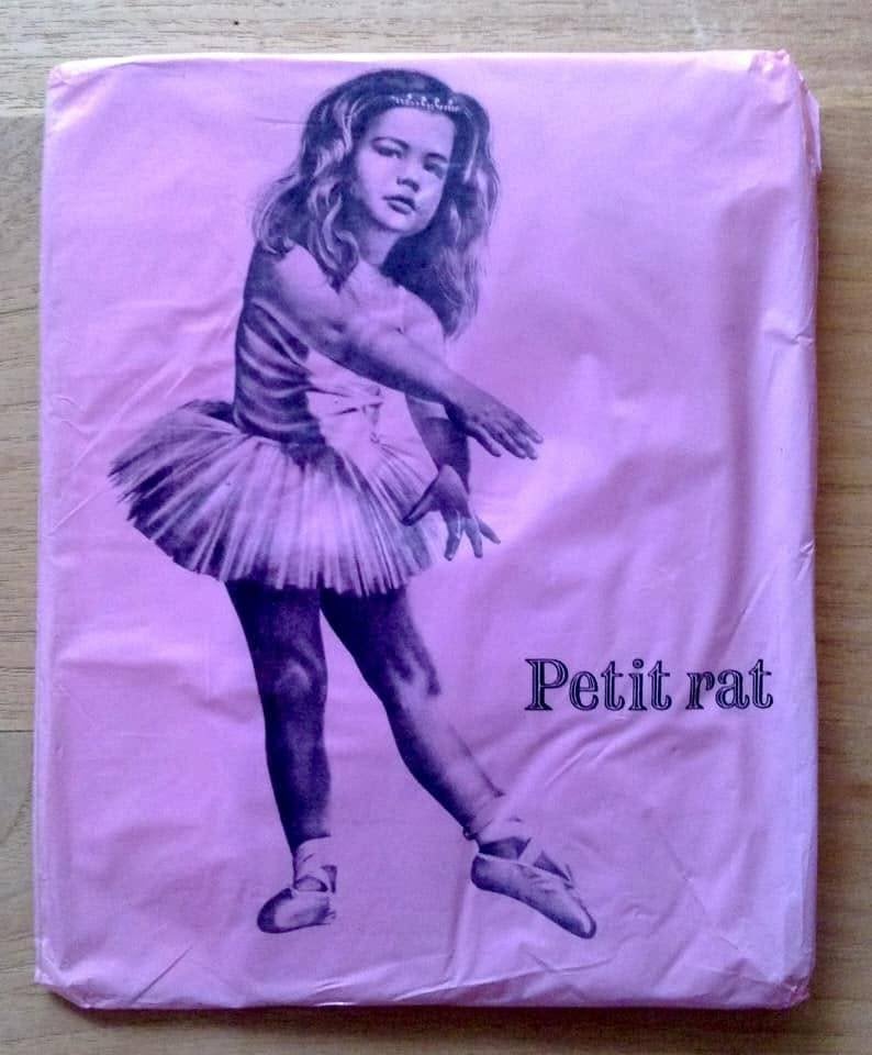 ULTRA VINTAGE Panty "Petit rat" Jaren 60/70 – Maat L– Bruin, Bruin, Petit rat, Nieuw, Ophalen of Verzenden