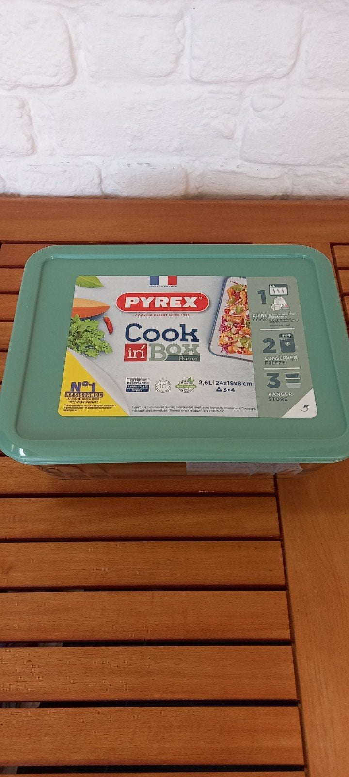 Pyrex Cook in Box, Ophalen