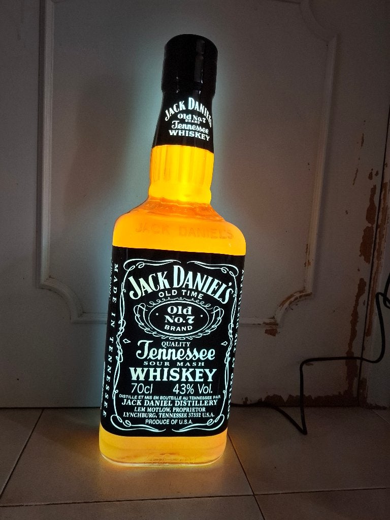 Grande enseigne lumineuse rare Jack Daniel's, Enlèvement ou Envoi, Neuf, Table lumineuse ou lampe (néon)