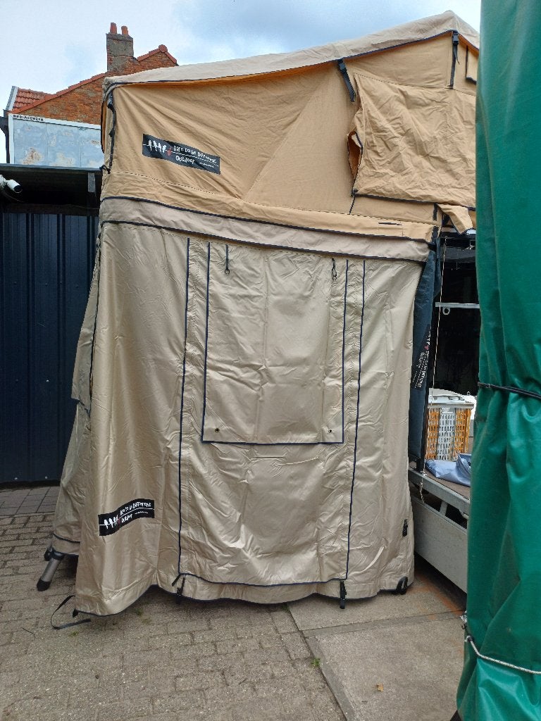 daktent CL 140 SAND Dear To Be Different, Caravans en Kamperen, Ophalen, Zo goed als nieuw, Tot en met 2