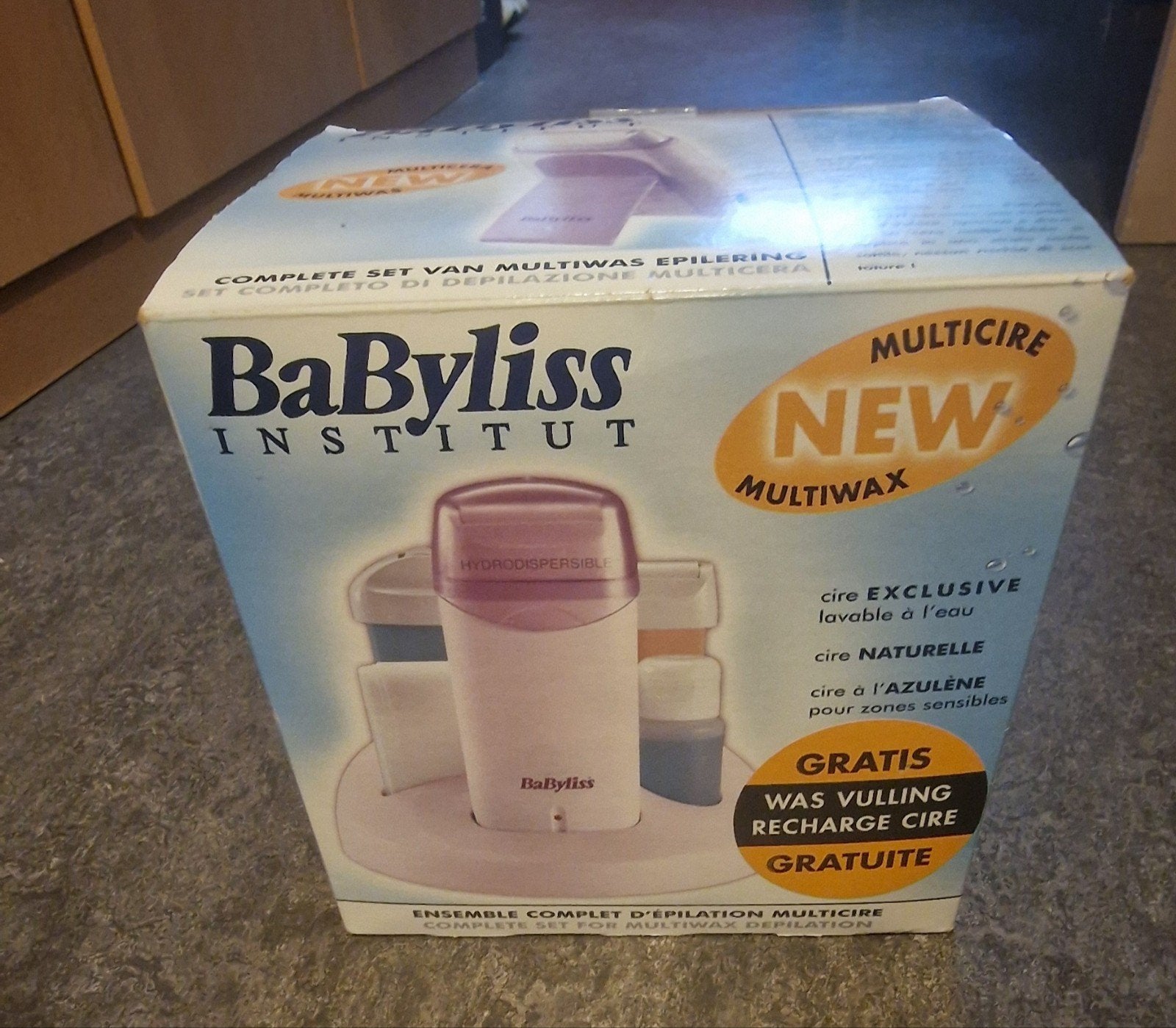 Babyliss wax apparaat, Ophalen