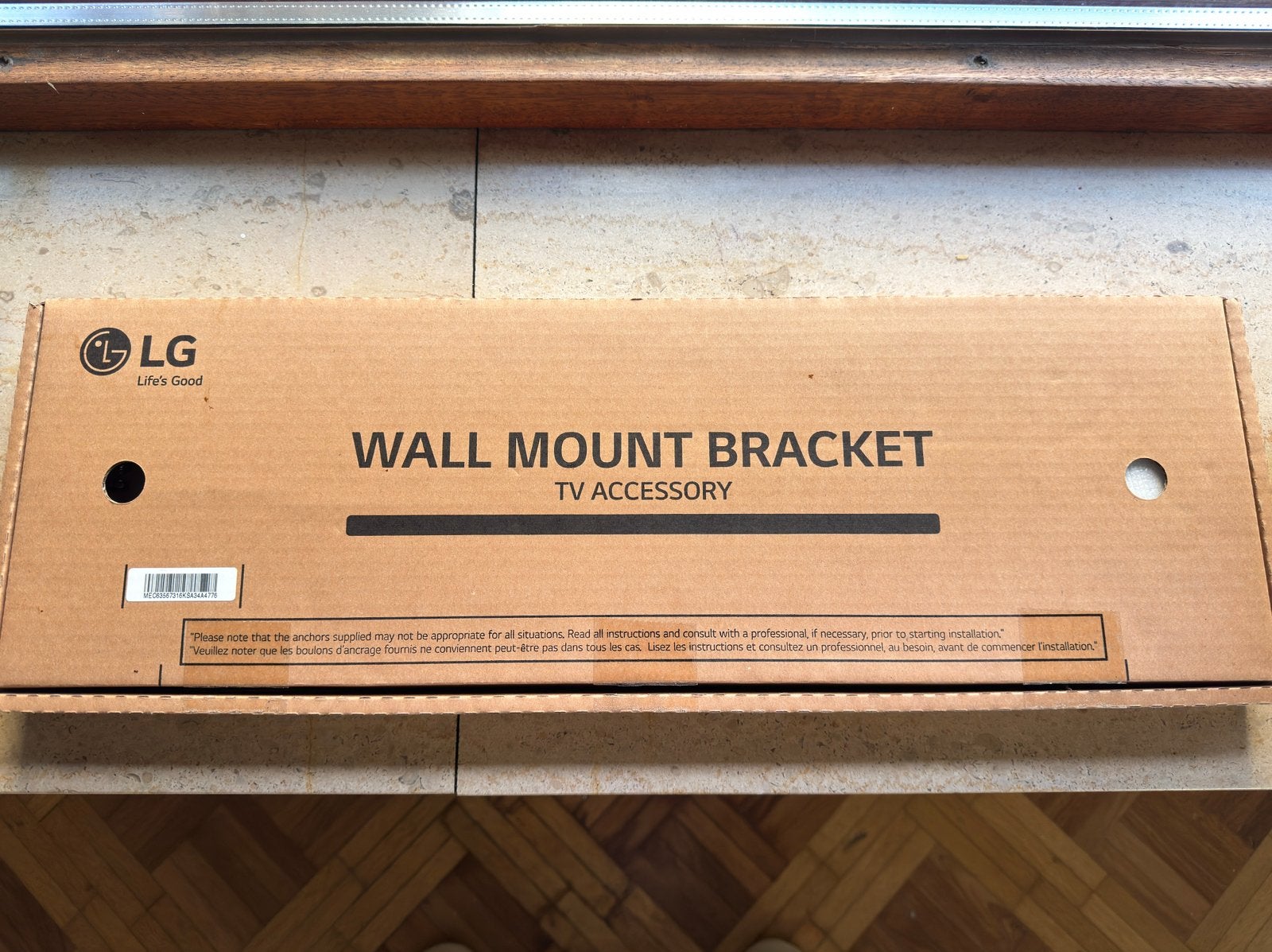 LG Wall Mount (G serie) + alles inbegrepen voor installatie, Ophalen, Zo goed als nieuw