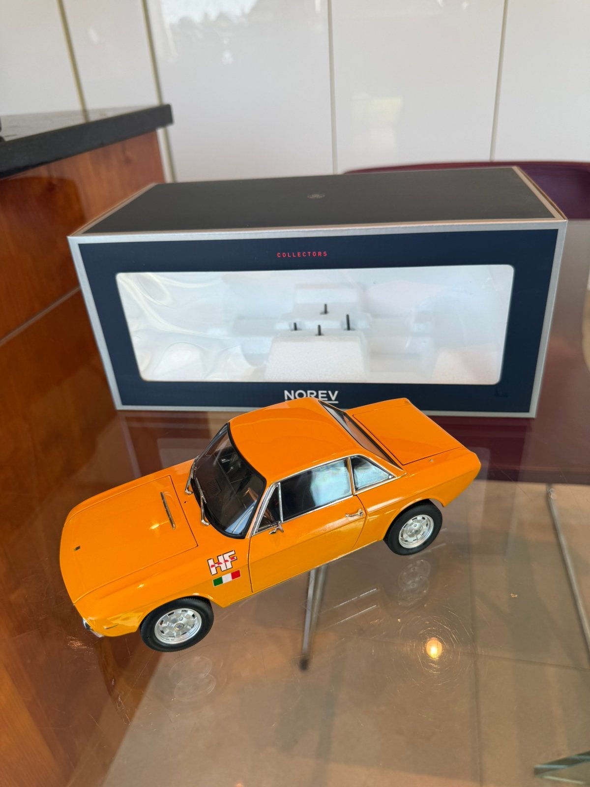 Edition collector 1:18 Norev Lancia Fulvia 1600 HF de 1971, Enlèvement ou Envoi, Comme neuf, Voiture, Norev