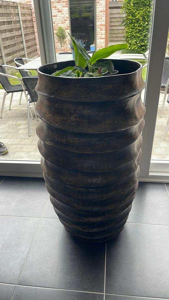 Vaas voor buiten of binnen, Tuin en Terras, Bloempotten, Ophalen, Zo goed als nieuw, Binnen