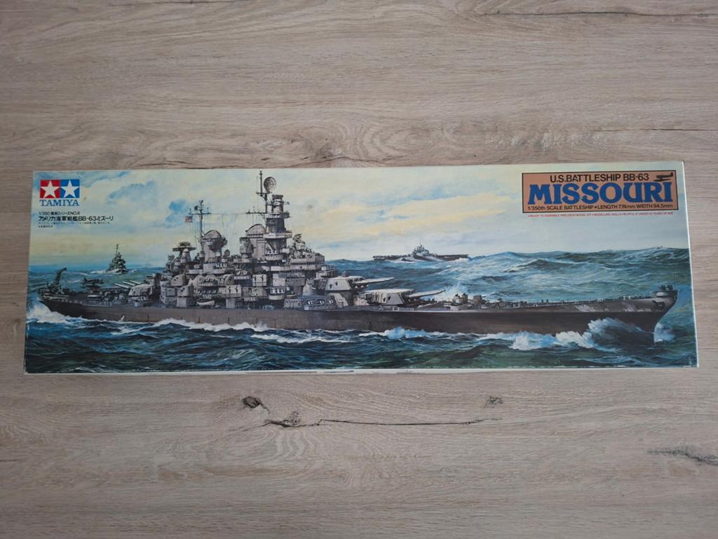 USS Missouri BB-63 1/350 Tamiya, Hobby & Loisirs créatifs, Modélisme | Bateaux & Navires, Enlèvement ou Envoi, Neuf, 1:200 ou moins