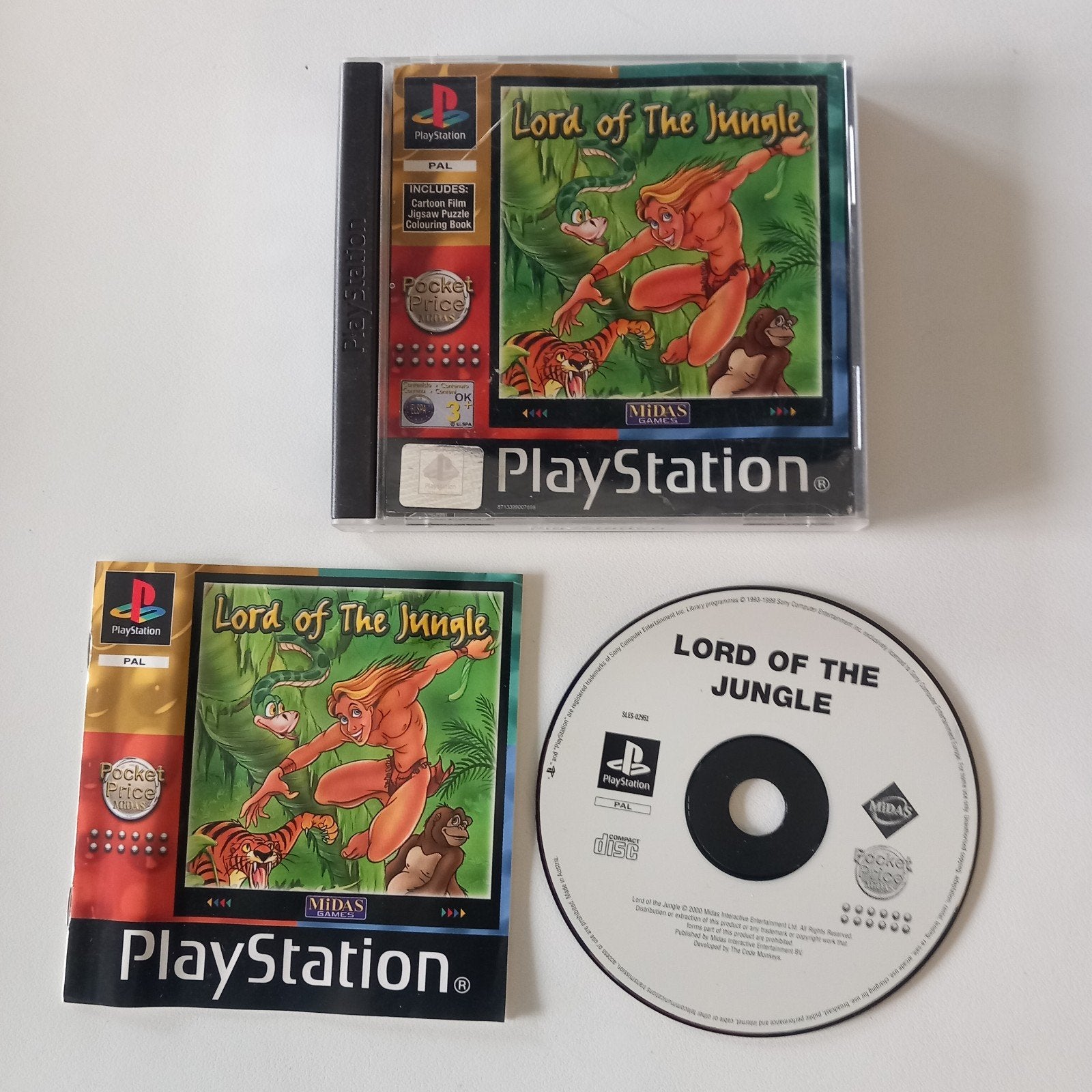 Lord of the Jungle Playstation 1 pal, Ophalen of Verzenden