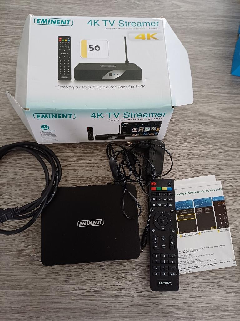 4K TV streamer, Audio, Tv en Foto, Mediaspelers, Ophalen, Nieuw