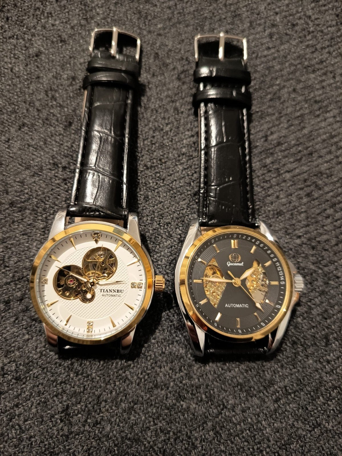 lot de 2 montres automatiques homme, Bijoux, Sacs & Beauté, Envoi, Argent, Montre-bracelet, Doré