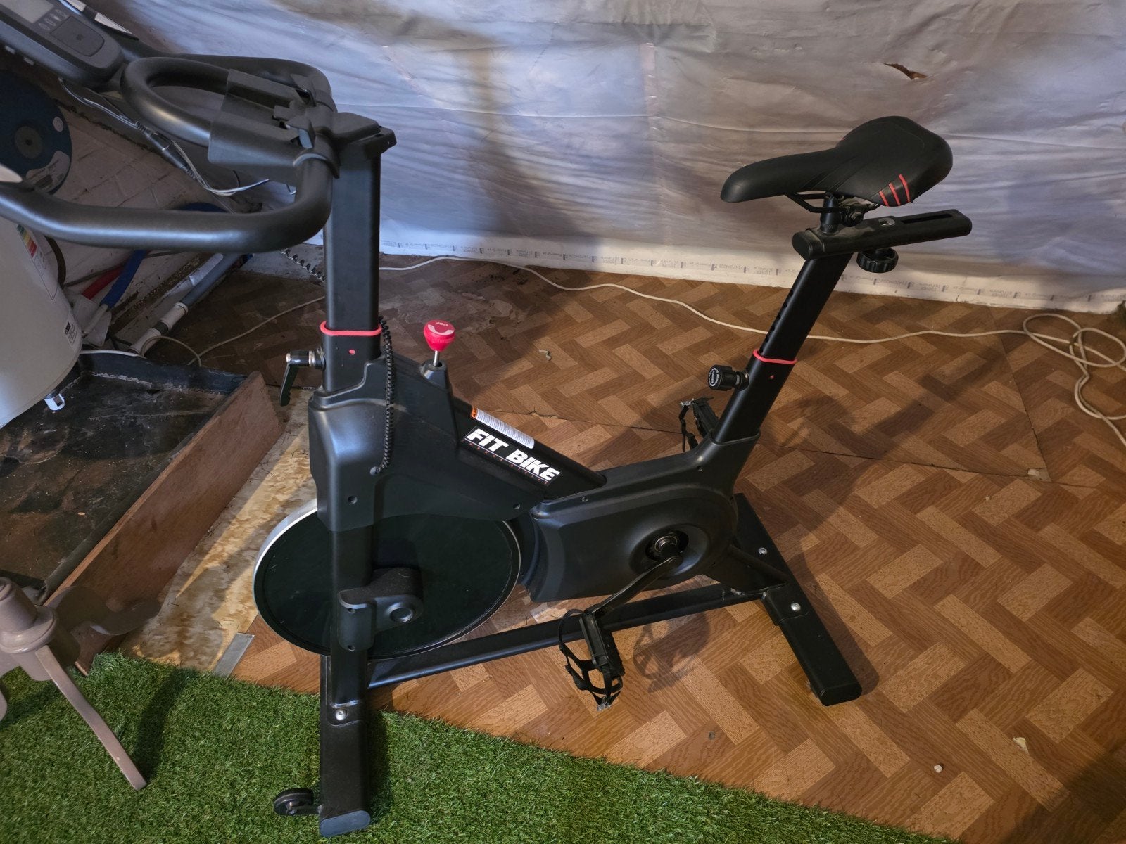 Fit bike spinningfiets met bluetooth, Enlèvement, Comme neuf, Métal, Vélo de spinning