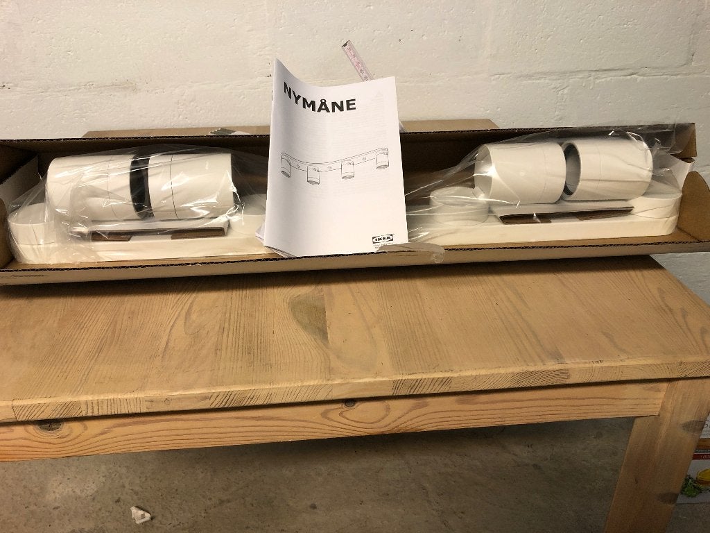 Plafondlamp, Huis en Inrichting, Ophalen, Modern, Nieuw, Wit