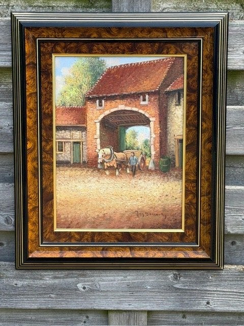 Schilderij, Antiek en Kunst, Ophalen, Klassiek, Origineel werk, Dieren