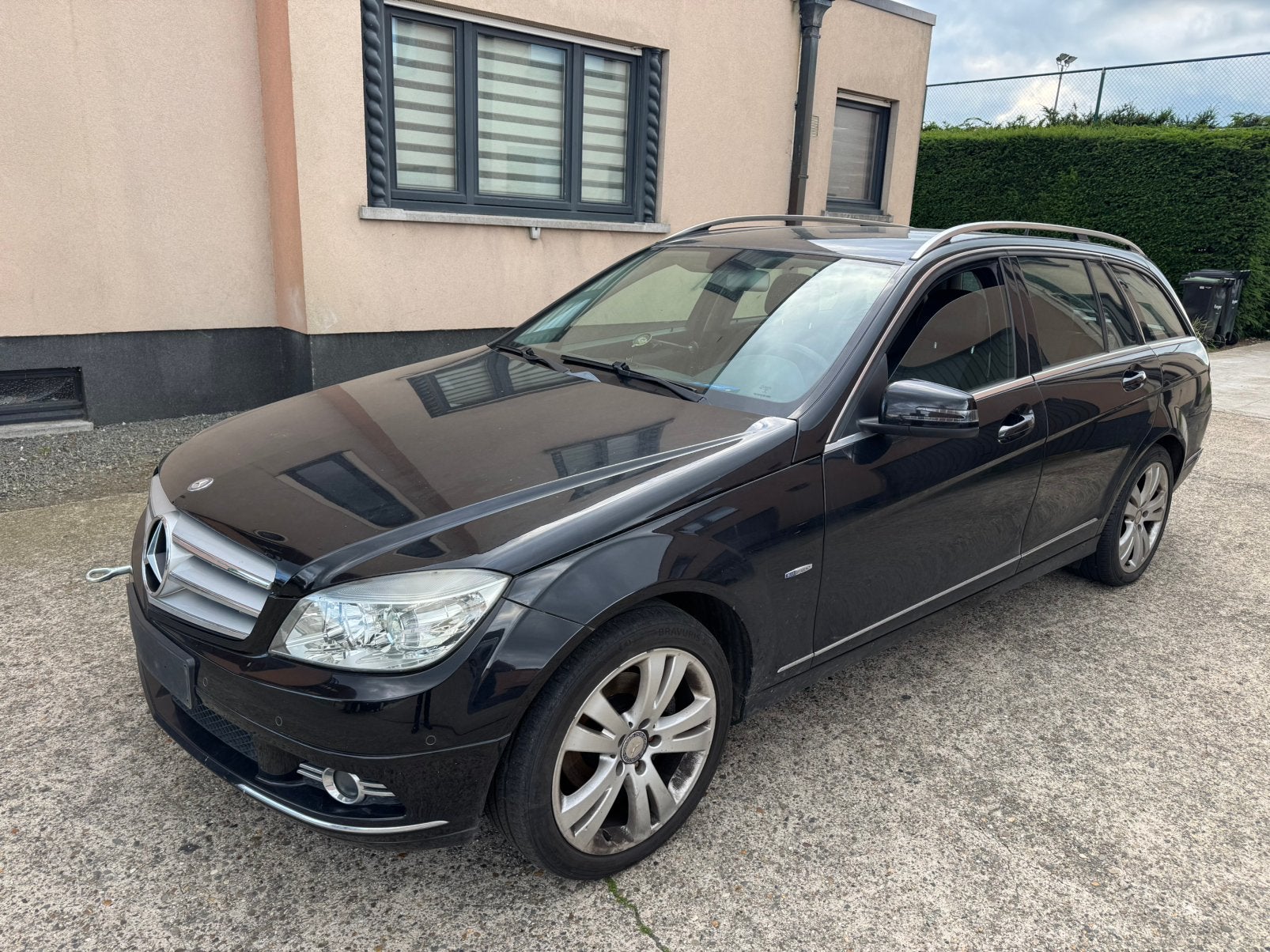 Mercedes C200 CDI 286.000km 2010 Export, Auto's, 100 kW, Achterwielaandrijving, Zwart, Leder en Stof