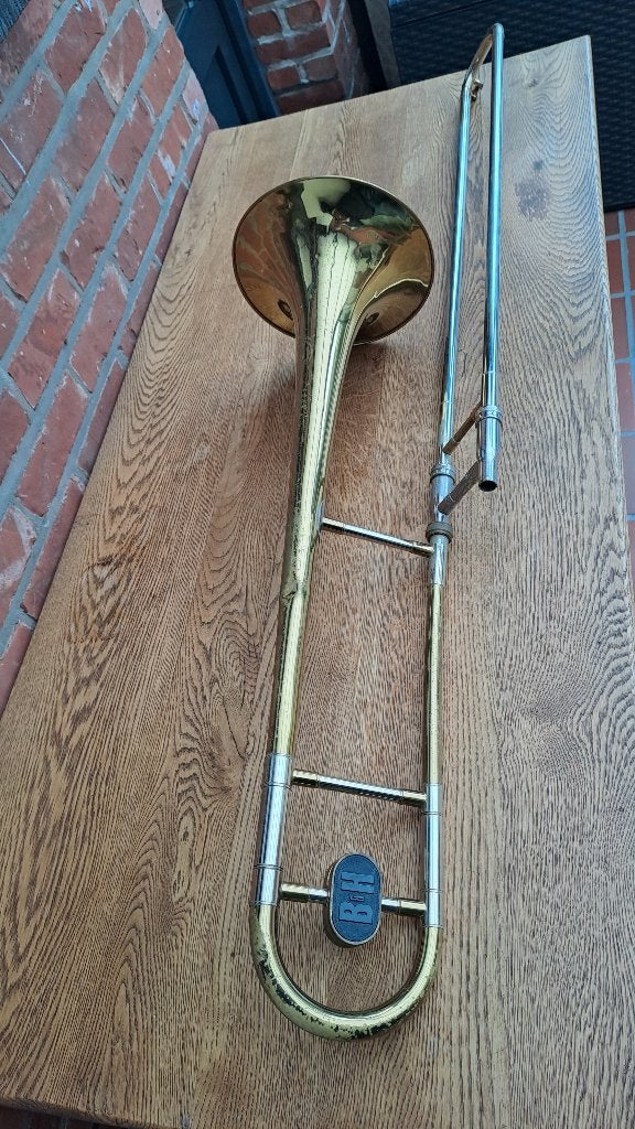 Trombone Slide, Musique & Instruments, Enlèvement ou Envoi, Utilisé, Ténor, Avec valise